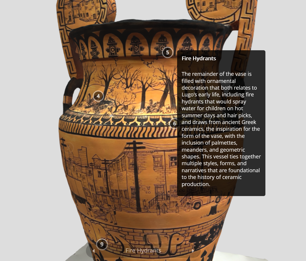 Image of a vase by artist Robert Lugo