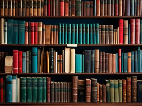 books on a shelf