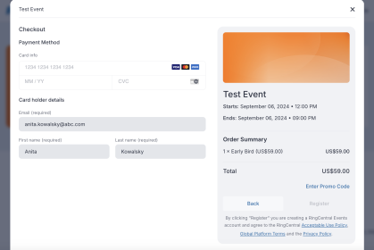 Registration Step Four